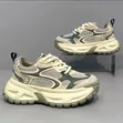 Sage Green Chunky Runner Sneakers - 1