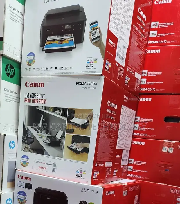 Canon PIXMA TS705a Wireless Color Inkjet Printer - 1
