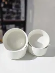 Farar Kayan Ciye-ciye na Ceramic - Kai Daya ko Cikakken Set - 4