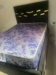 Used Sara Foam Double Bed and Bedframe (16 Inches) - 1