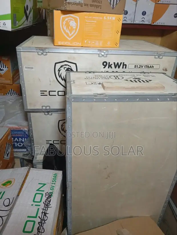 9kWh 48V Ecolion Solar Lithium Battery - 1