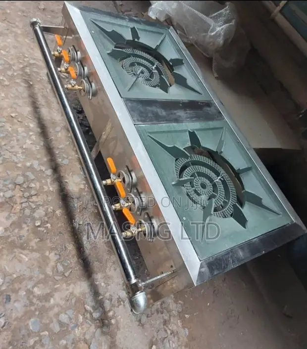 2 Burner Stock Pot Gas Cooker - 1