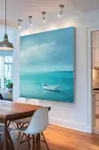 Abstract Wooden Frame Canvas Wall Art - 2