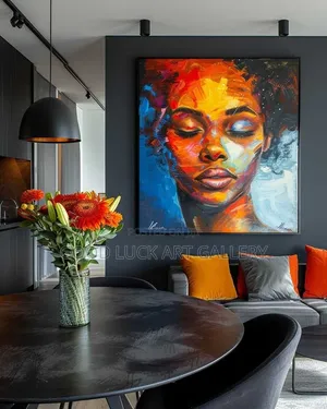 Black Woman Boho Wall Art