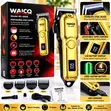 WAICQ WL-6668 Rechargeable Professional Hair Clipper - Gold - 1