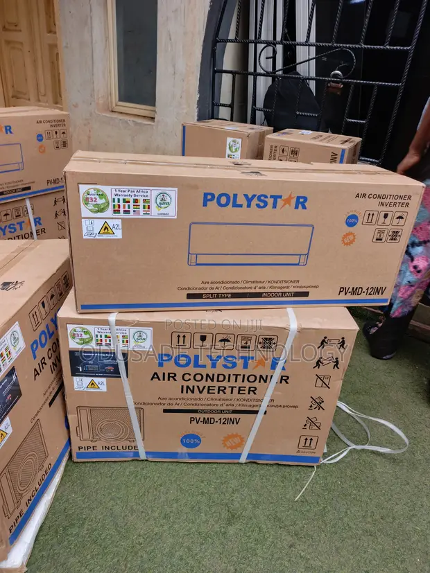 Polystar 1.5HP Inverter AC with Installation Kit - 1