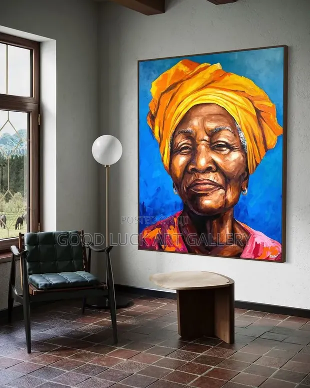 Large Scale Portrait Print - Elderly Woman - 1