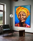 Large Scale Portrait Print - Elderly Woman - 1