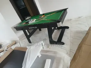 BODYFLEX 2-in-1 Foldable 6ft Snooker Table with Accessories