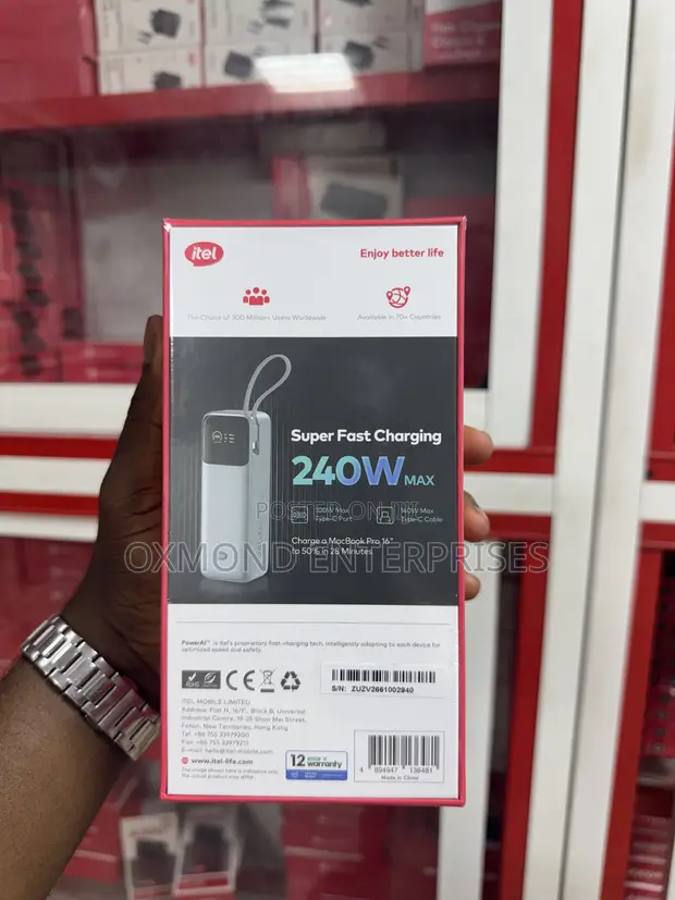 Itel 27,000mAh 240W Power Bank - 1