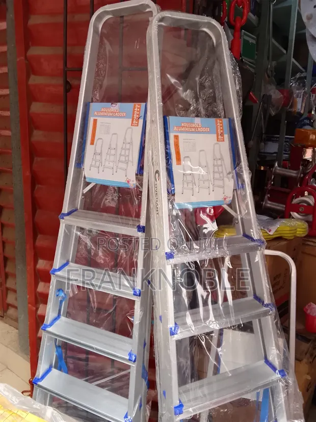 Aluminum Ladder, 7 Steps, Brand New - 1