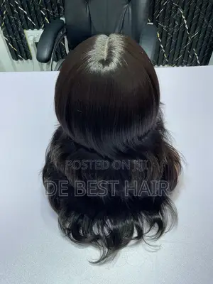 Quality Blend Hair with 13x4 Closure, 20 Inches, Natural Color