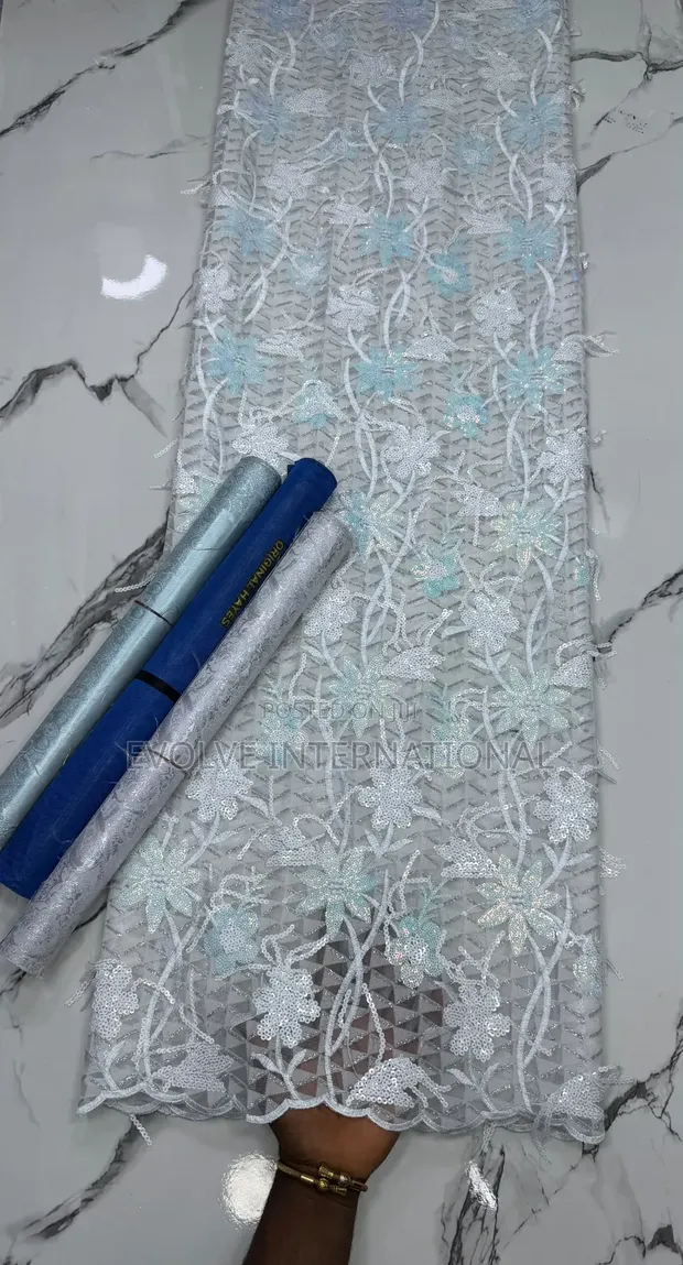 Premium Quality Aso Ebi Lace Fabric - 1