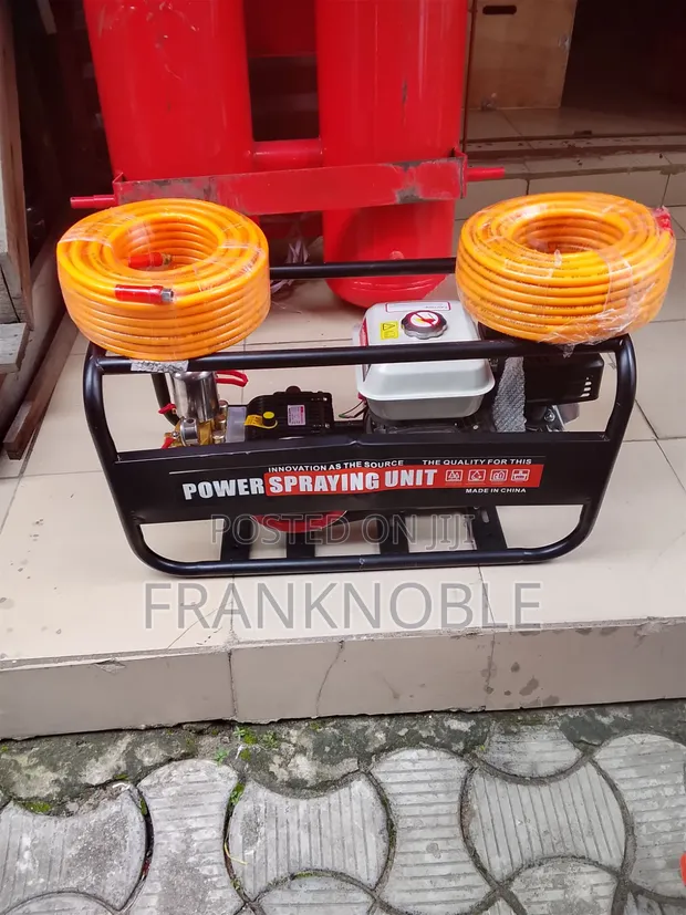 7.5hp Pressure Spraying System Pump with 50M Hose Reel - 1
