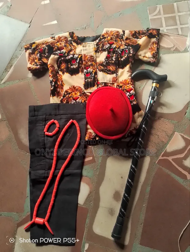 Igbo Boy Isiagu Lion Head Attire - 1