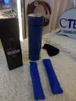 Vacuum Insulin Cooler Travel Case, Ice Pack TSA Approved - Blue - 4