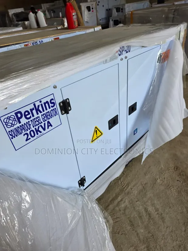 Sabon 20kva Perkins Diesel Soundproof Generator - Garanti Shekara 2 - 1