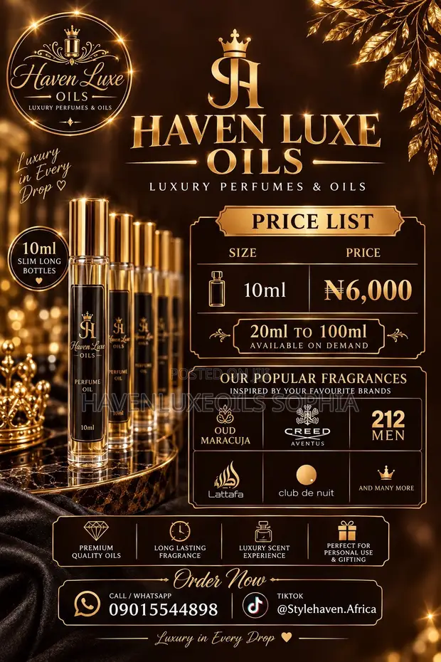Luxury Niche Fragrance Oils Inspired by Popular Brands - 1
