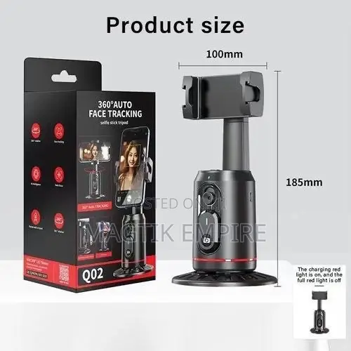 360° Auto Face Tracking Selfie Stick Tripod - 1