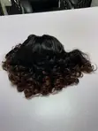 100% Human Hair, Two Tone 16 Inch With 5x5 Closure - 2