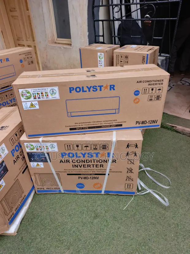 Polystar 1.5HP Inverter AC Tare da Kayan Saka - 1