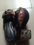 Levinya Turkey Black Block Heel Sandals - Size 9/9.5 - 4