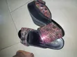 Levinya Turkey Black Block Heel Sandals - Size 9/9.5 - 5