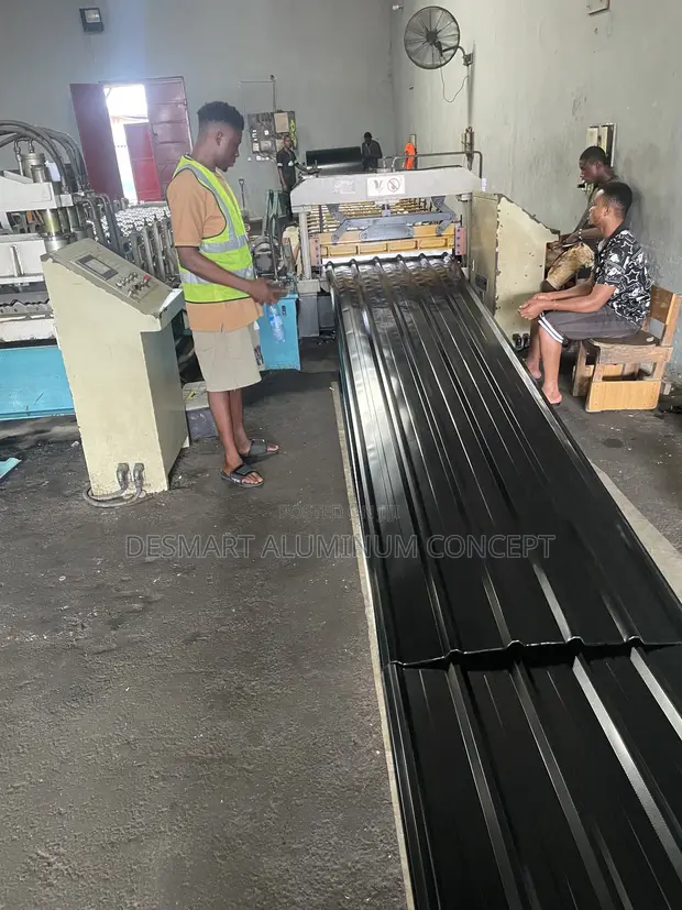 Desmart Classic Black 0.55mm Aluminum Roofing Sheet - 1