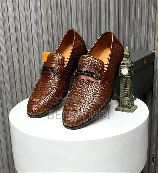 Men's Formal Leather Dress Shoes - 1