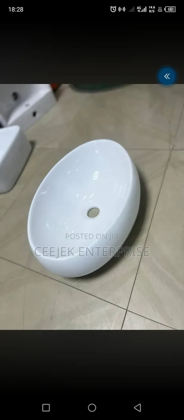 Master Oval Countertop Wash Hand Basin - 1