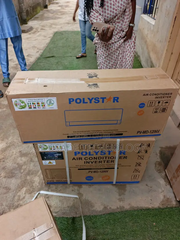 Polystar 1.5HP Inverter AC with Installation Kit - 1