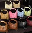Women's Mini Leather Hobo Handbag with Silver Chain - 2