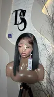 10" Jet Black 5x5 Closure Wig | Asymmetric Bob - 5