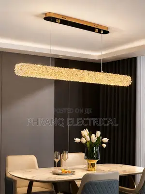 Modern Lustre Crystal Ring Pendant Lights (1200mm)