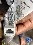 Cat6A RJ45 Keystone Jack Ethernet Module - 3