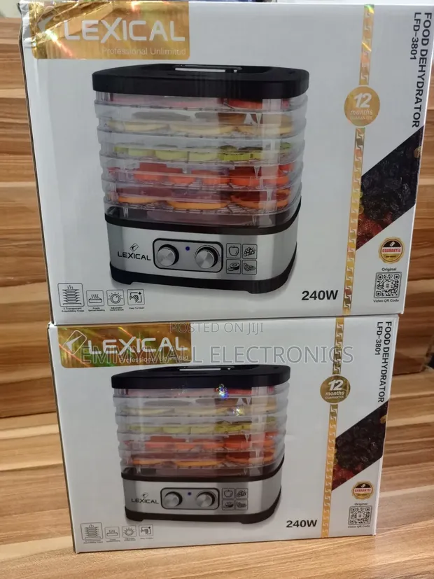 Lexical LFD-3801 5-Layer Food Dehydrator - 1