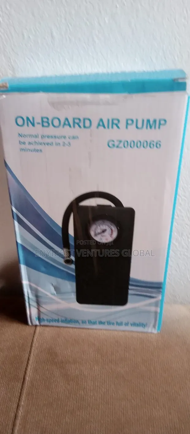Brand New Portable On-Board Air Pump / Tyre Inflator - 1