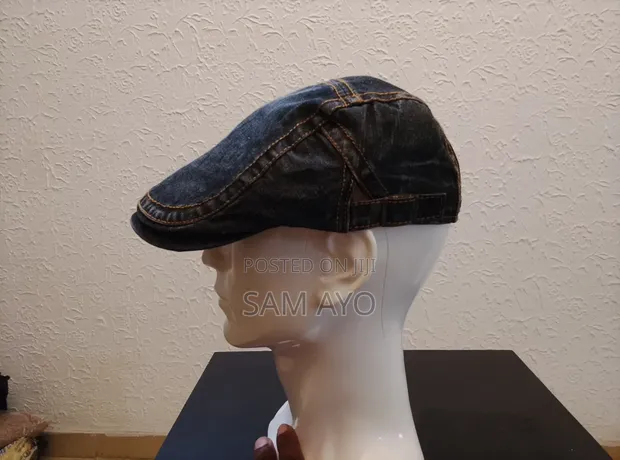 Papas Denim Panama Cap - Black - 1