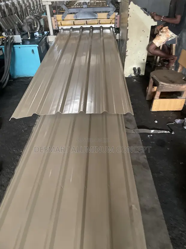 Beige 0.55mm Aluminum Roofing Sheet - 1