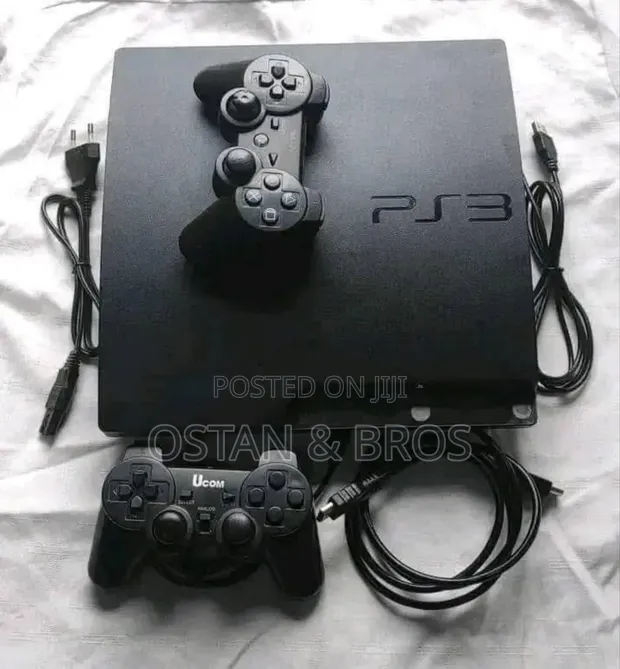 PS3 Slim da aka yi amfani da shi a UK da wasanni da kayan haɗi - 1