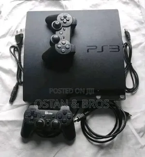 Neatly Used UK PS3 Slim with Games & Accessories