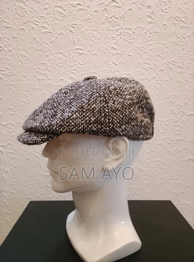 Papas Octagonal Cap Color Blocking - Brown - 1