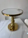 Luxury Side Stool with Marble Top - 1