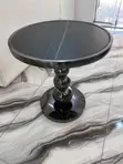 Luxury Side Stool with Marble Top - 2