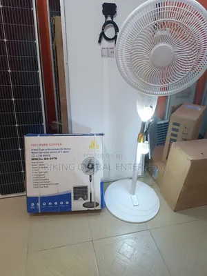 Golden House QX-047S 16-Inch Solar Rechargeable Standing Fan