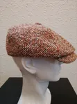Papas Octagonal Cap Color Blocking - Red - 1