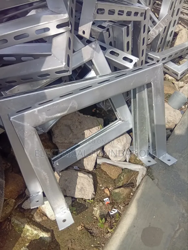 200mm Galvanized Cable Hanger Stand - 1