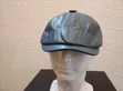 PU Leather Papas Octagonal Cap - Blue - 1
