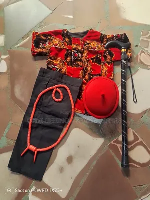 Igbo Isiagu Lion Head Outfit (1-2 Years)