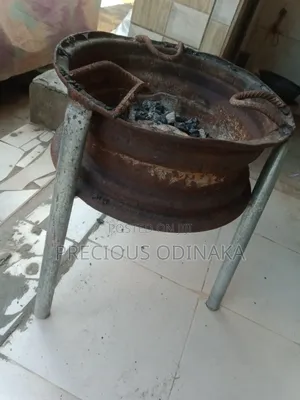 Fabricated Coal Pot - Used